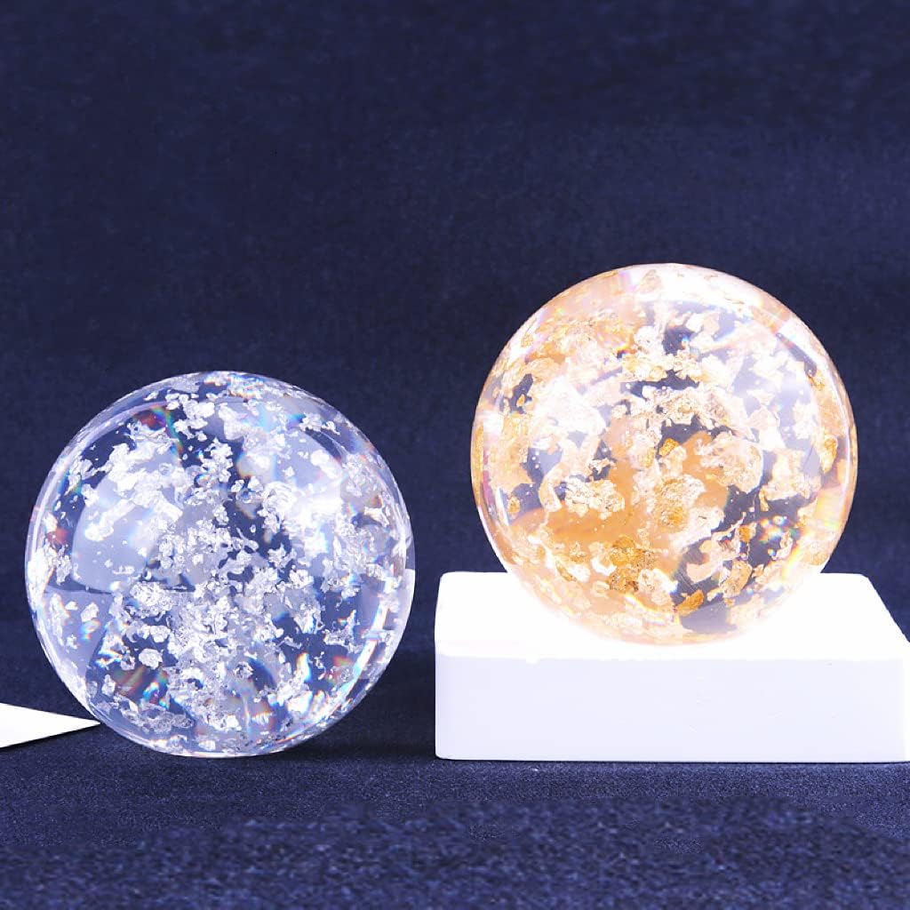 3 Inch Gold Foil Acrylic Ball for Party Decoration