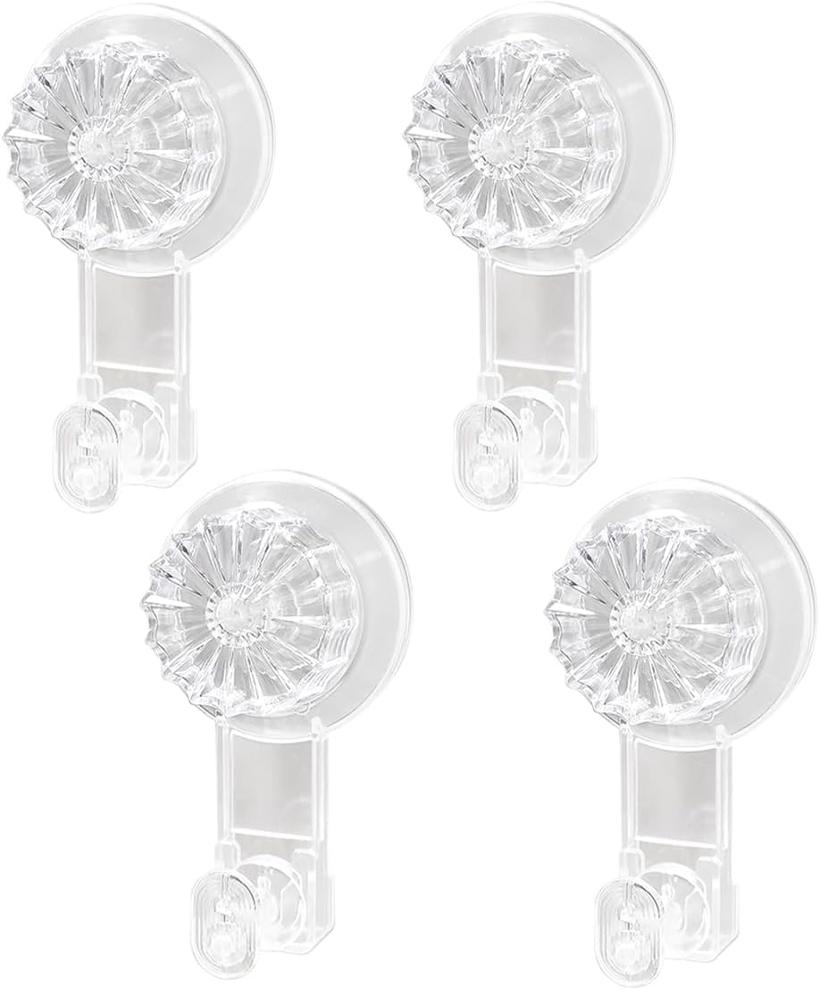 4 Pack Suction Cup Wreath Hooks 22 LB Heavy Duty Waterproof