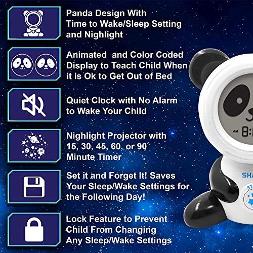 Sharp Ready to Wake Bear Sleep Trainer Alarm Clock