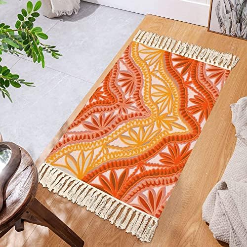Boho Kid Bedroom Playroom Area Rug with Tassels