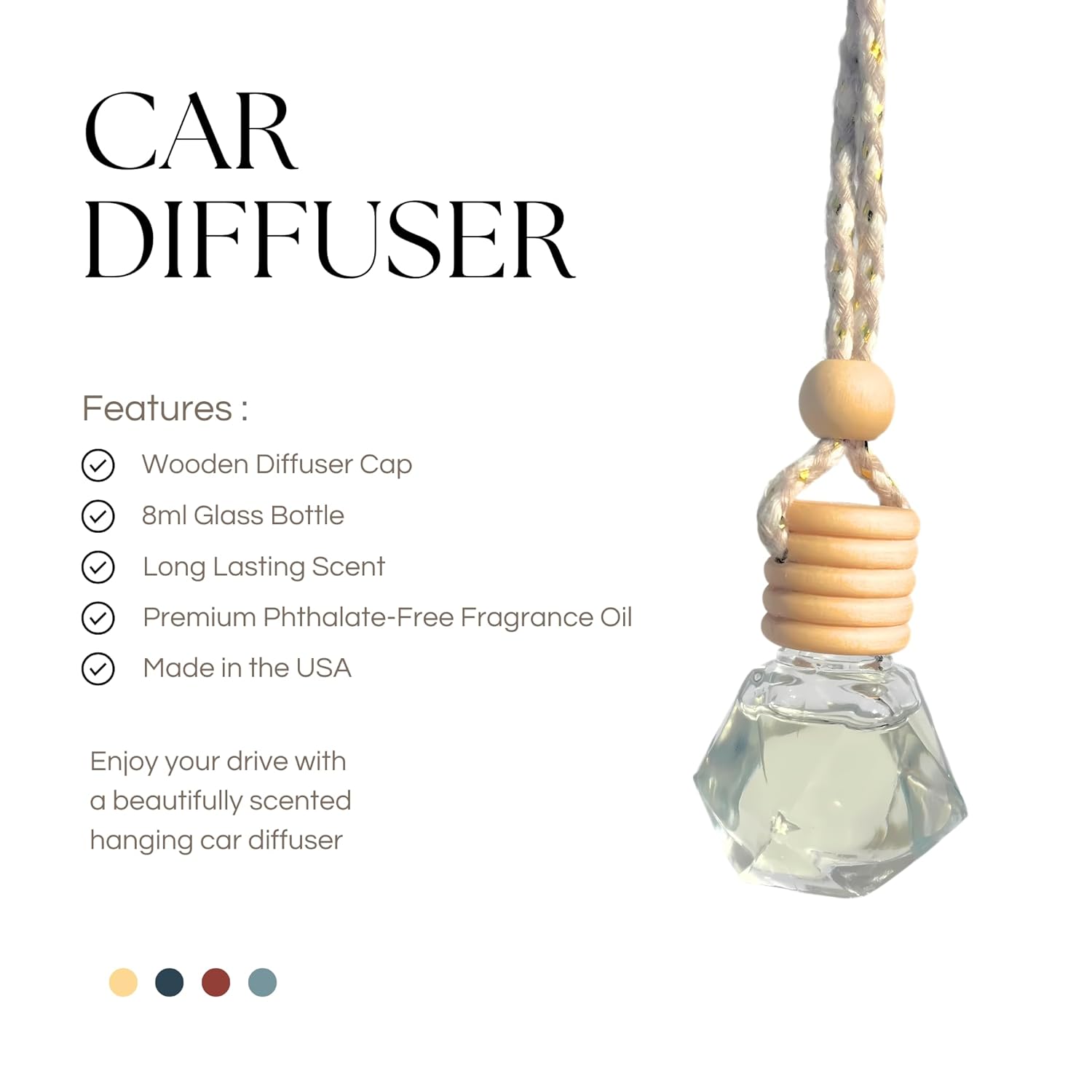 Hanging Car Diffuser Hawaiian Plumeria 2 Pack