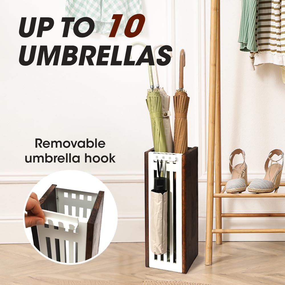 J JACKCUBE DESIGN Umbrella Stand - White
