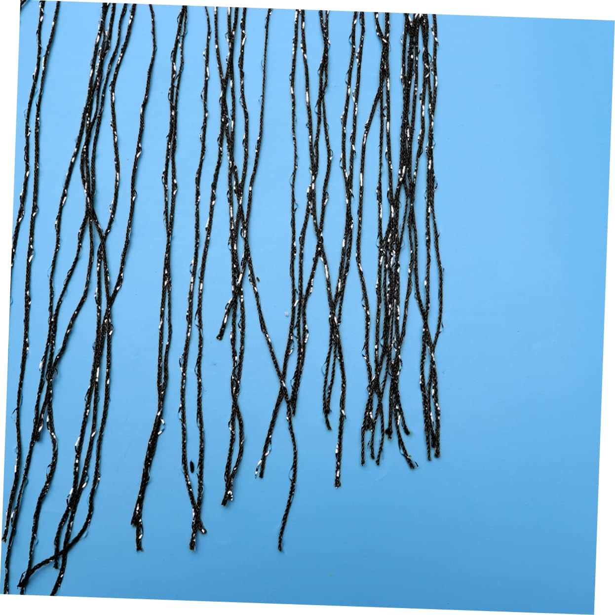 Glitter Tassel Window Curtain for Home Office Hotel