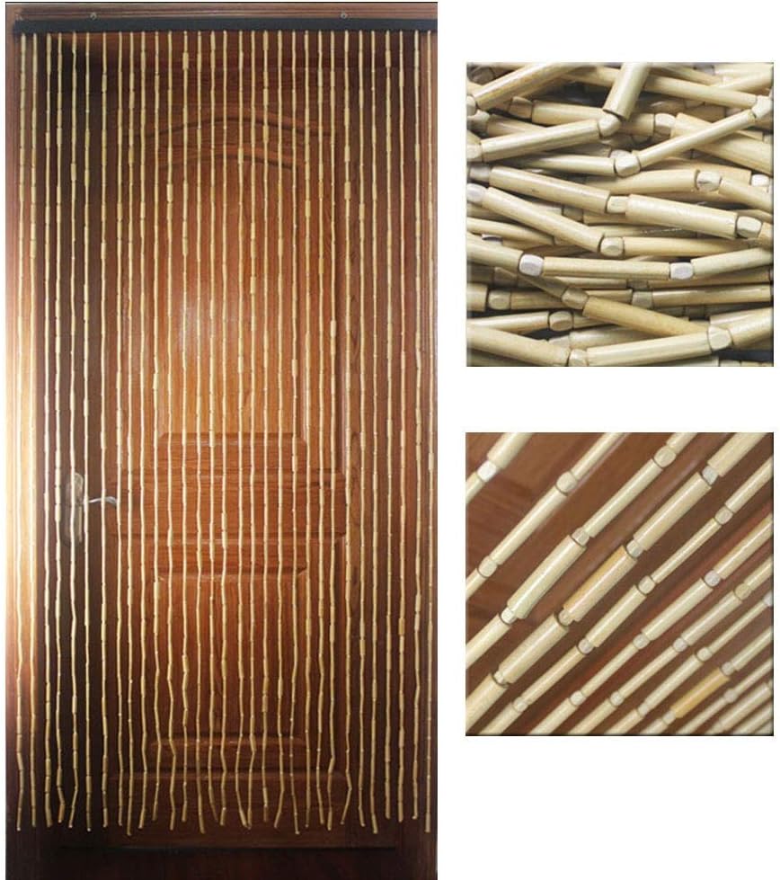 OKUOKA Bamboo Beaded Door Curtain with 31 Strands