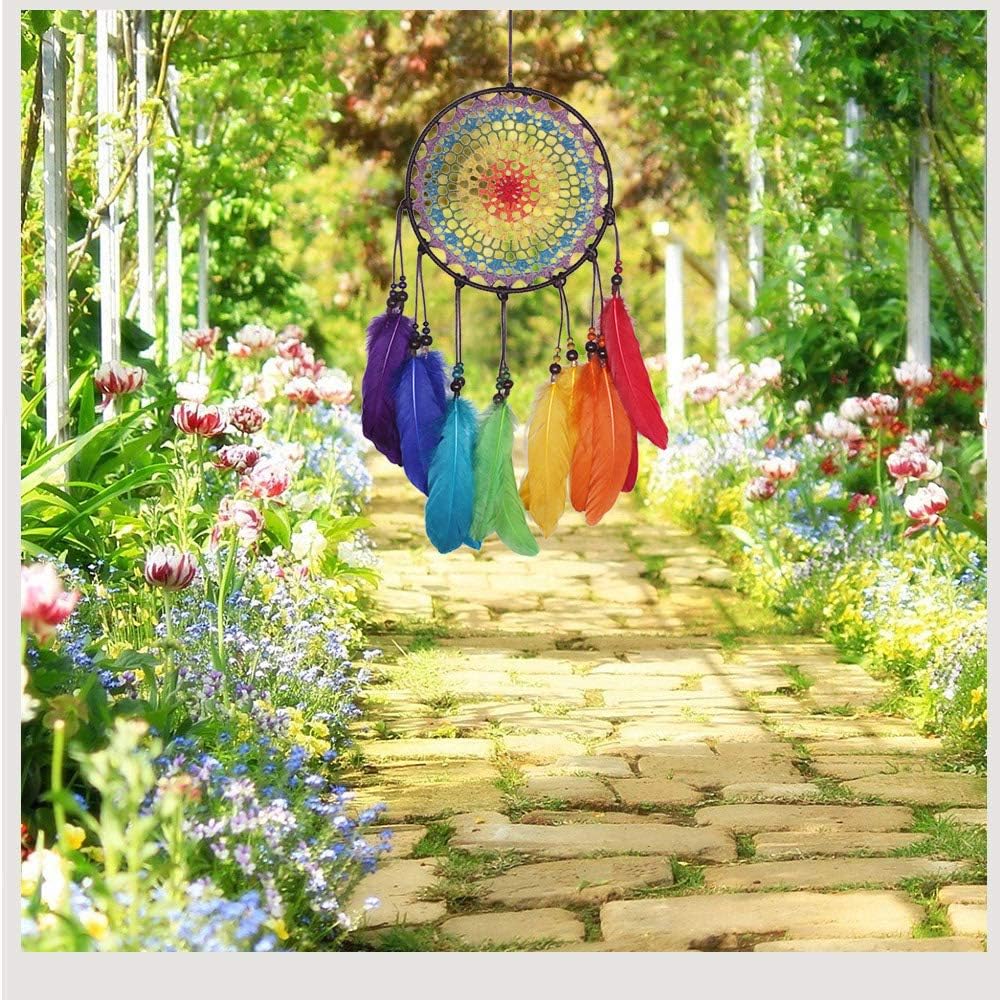 Tellpet Rainbow Dreamcatcher Home Decor