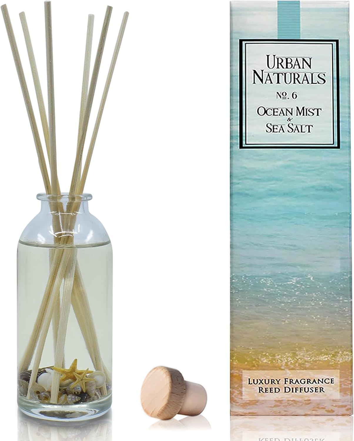 Urban Naturals Ocean Mist Sea Salt Reed Diffuser Set