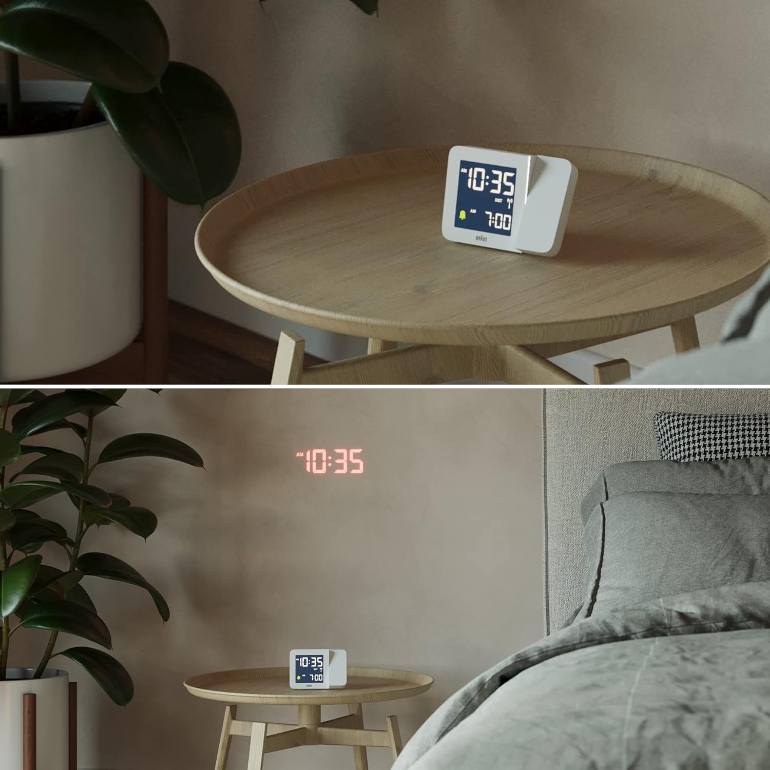 Braun Digital Projection Alarm Clock with 4 Backlight Options