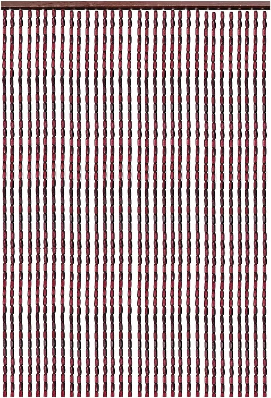 Tophacker Bamboo Beaded Curtain with Tassels