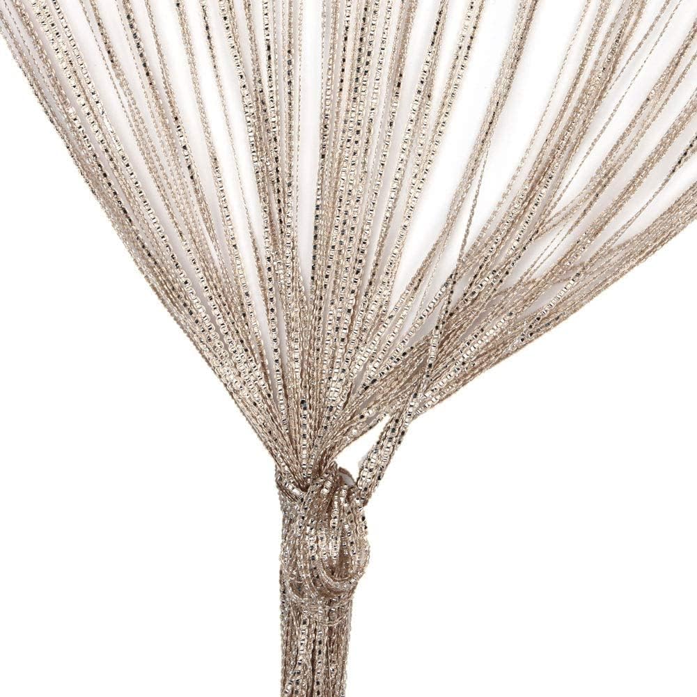 Silver Thread Door String Curtain for Home Decor