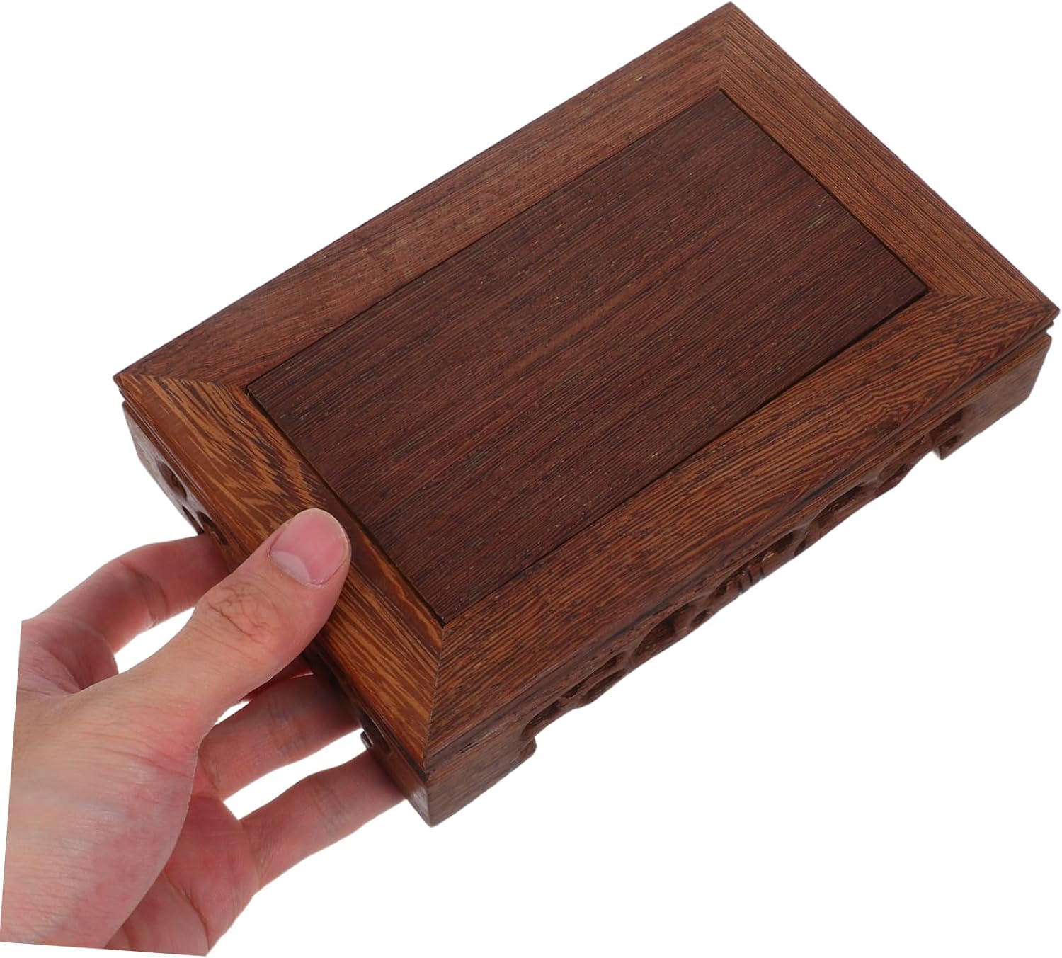 Healifty Wood Display Stand for Vase and Decor