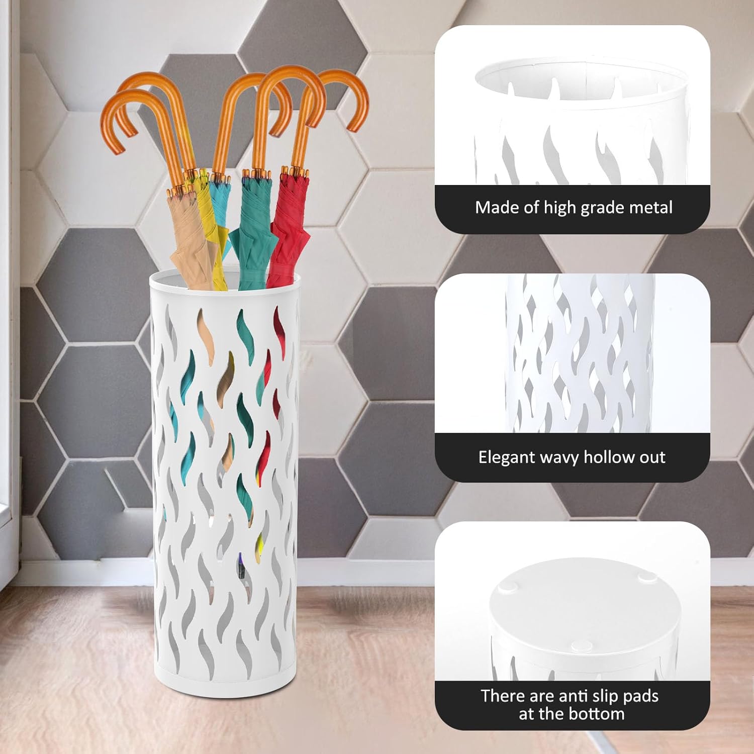 Kandishiex 4-6 Umbrella Stand Metal Rack