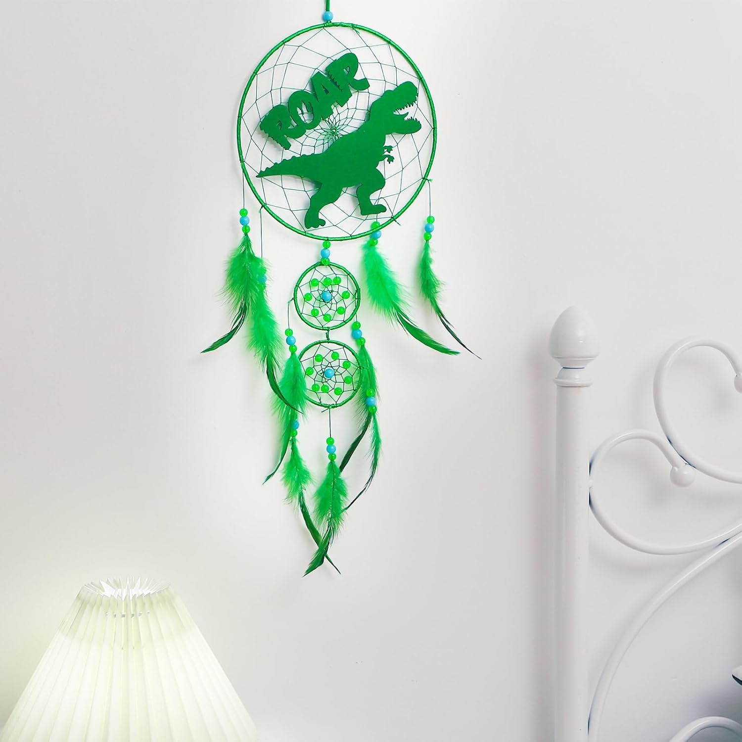 Dinosaur Dream Catcher Kit for Kids Room Decor