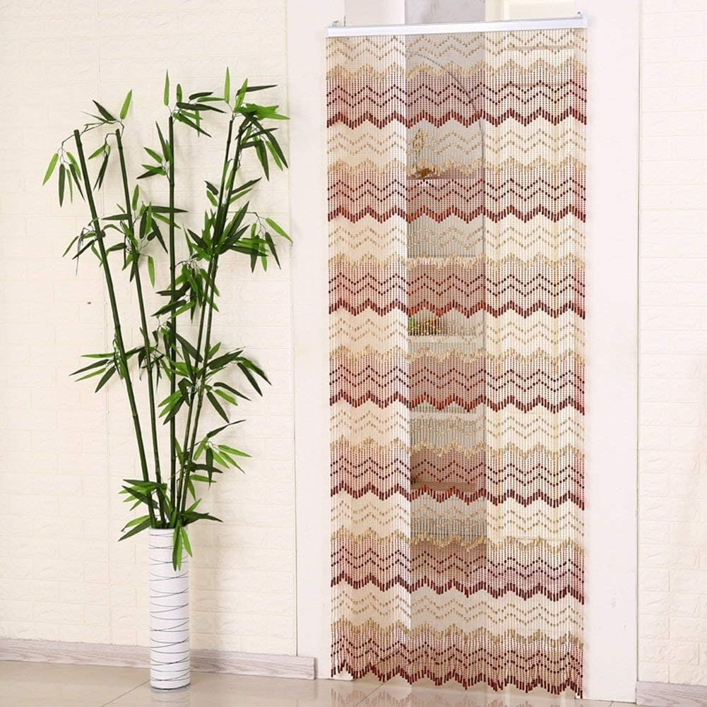 OKUOKA Crystal Bead Curtain Panel 9 Sizes 90x215cm