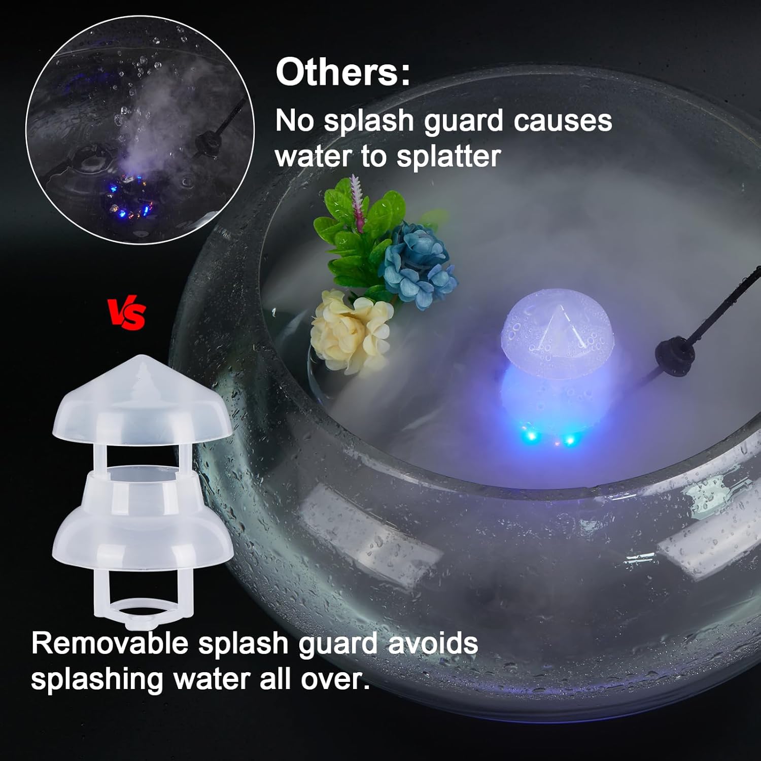 FITNATE Mist Maker with 12 LED Lights