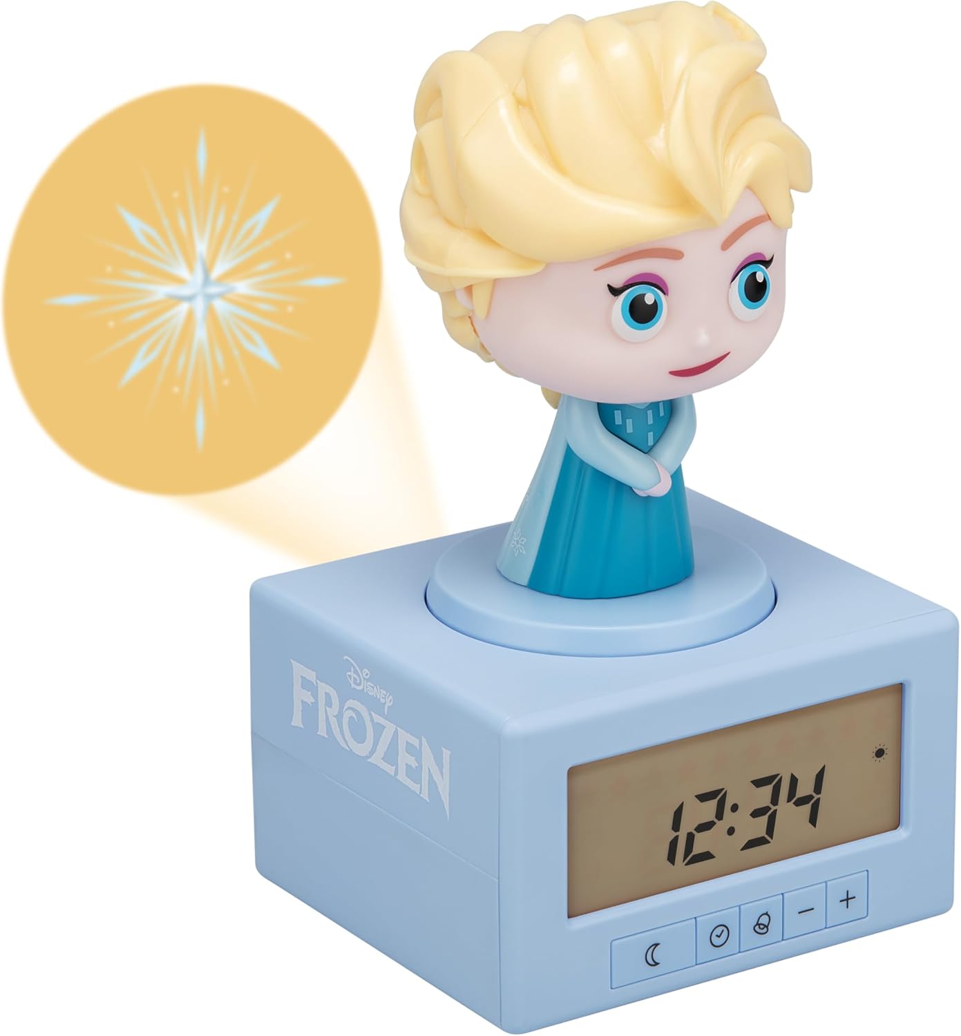 Disney Frozen Elsa Sleep Training Alarm Clock with Night Light