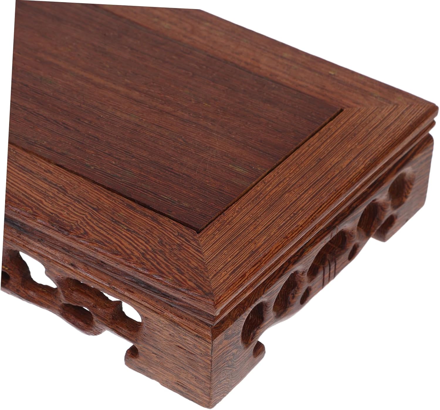 Healifty Wood Display Stand for Vase and Decor