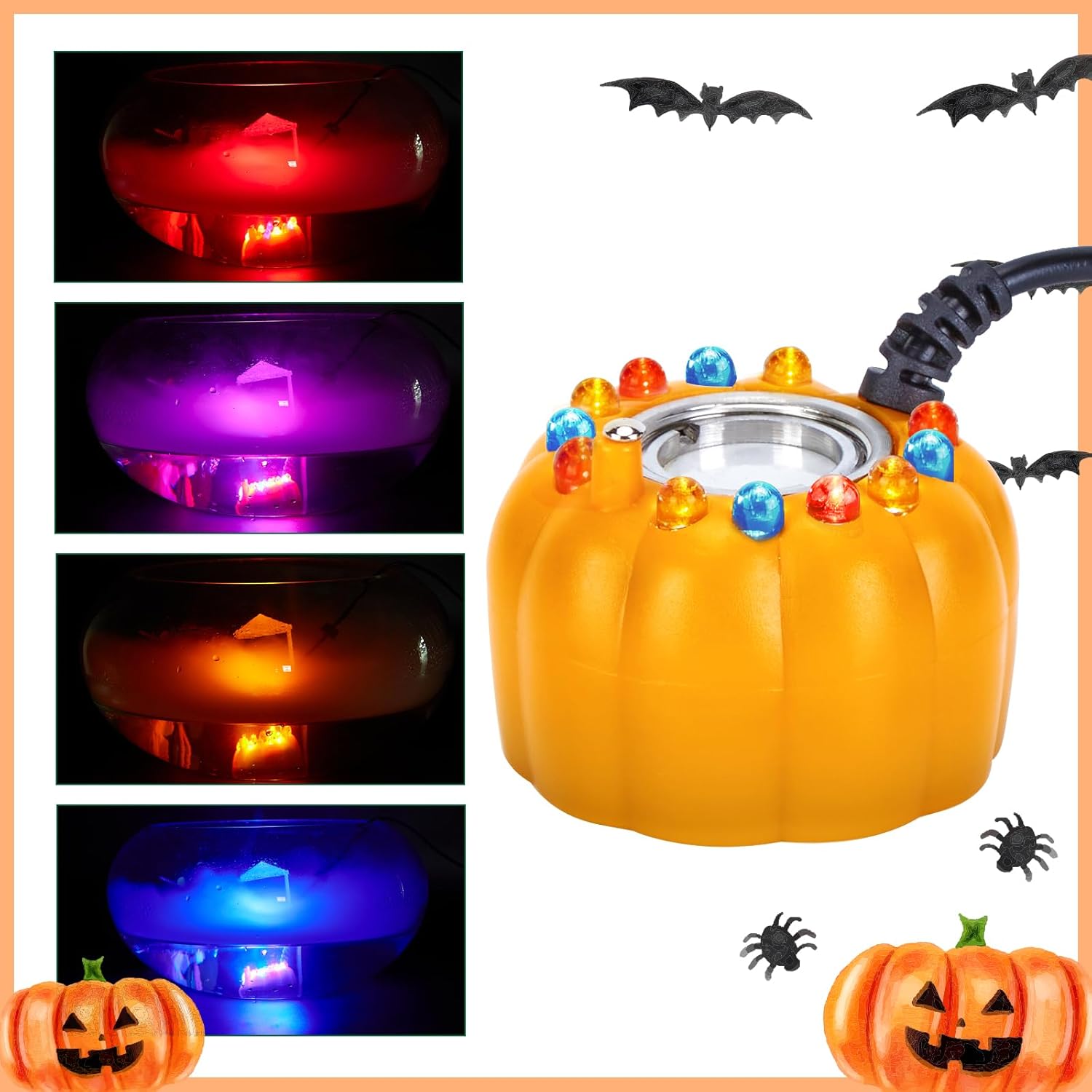 FITNATE Mist Maker with Splash Guard and LED Light