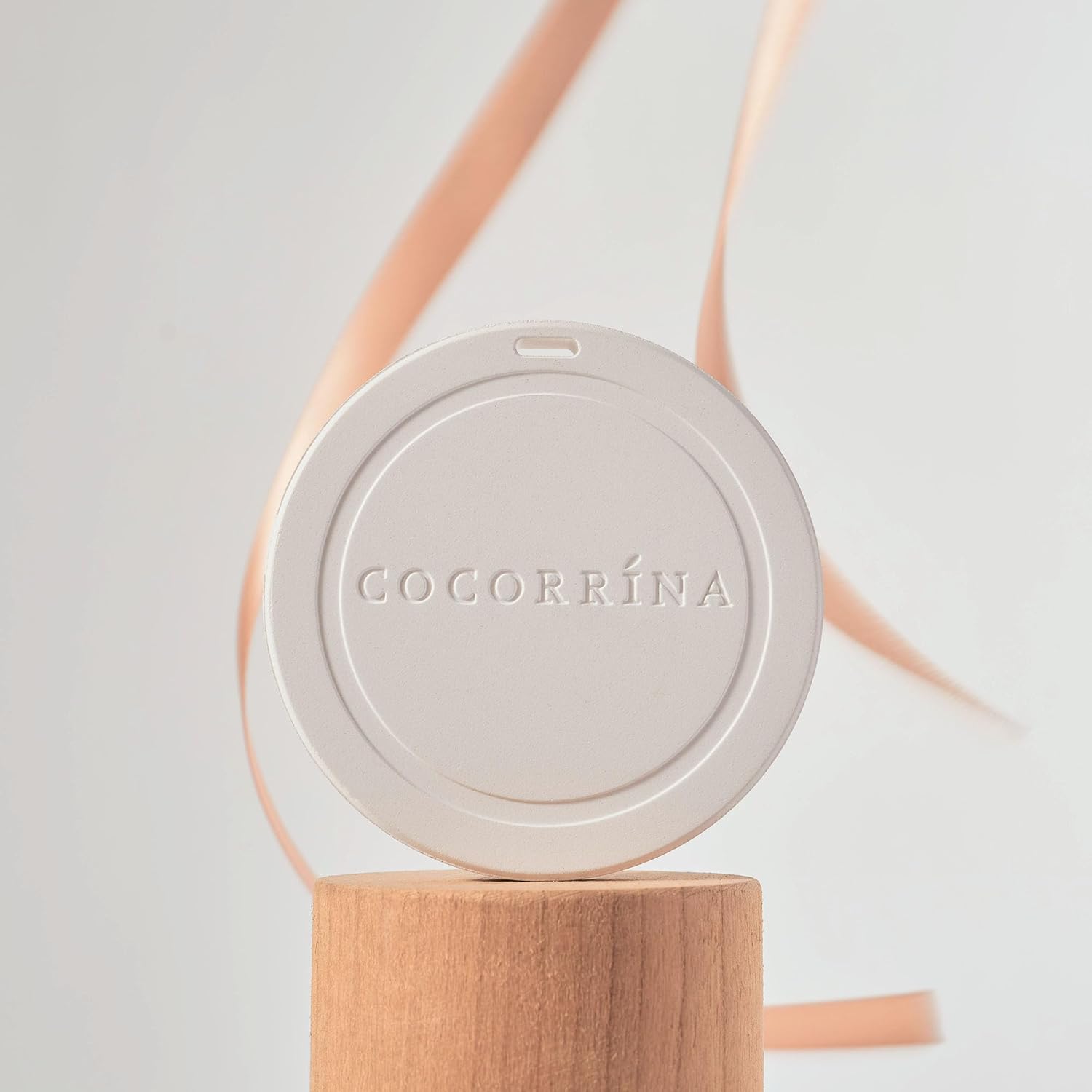 COCORRINA Car Air Freshener - Sandalwood Rose Handmade Ceramic Scented