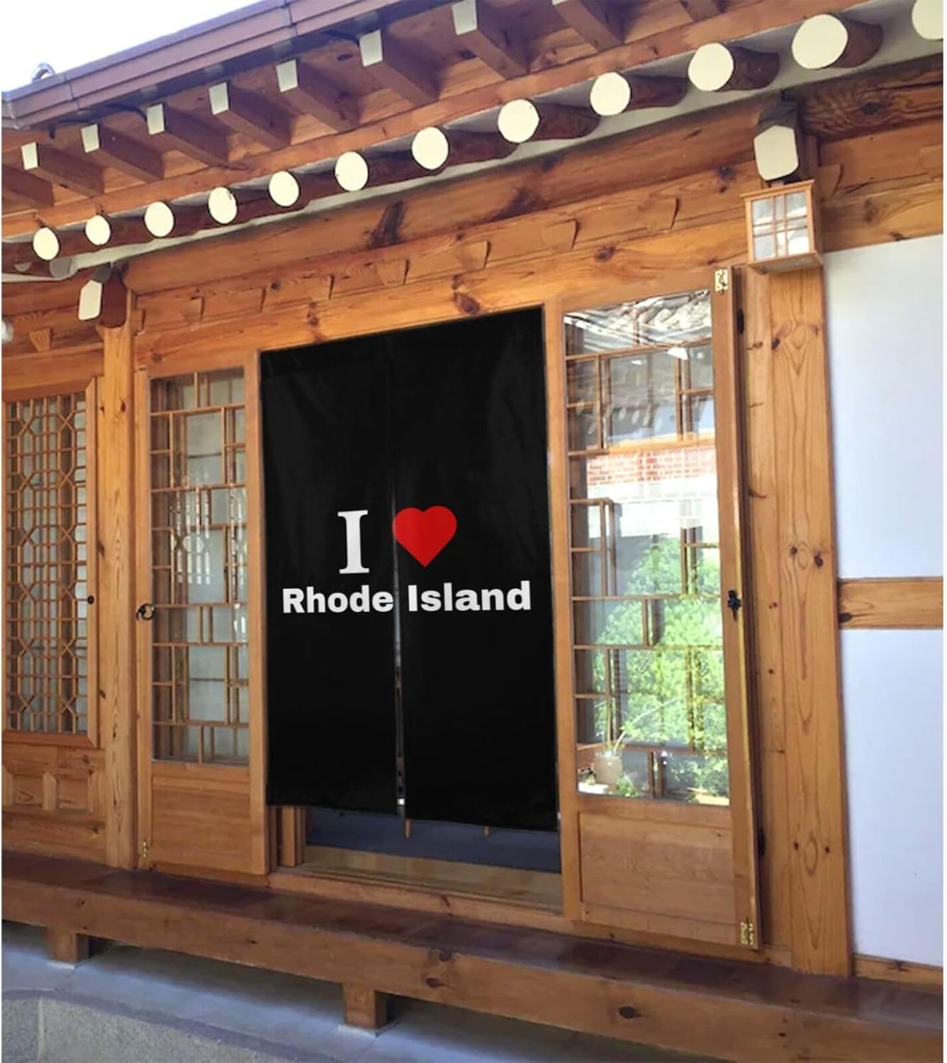 I Love Rhode Island Blackout Curtains for Doorways