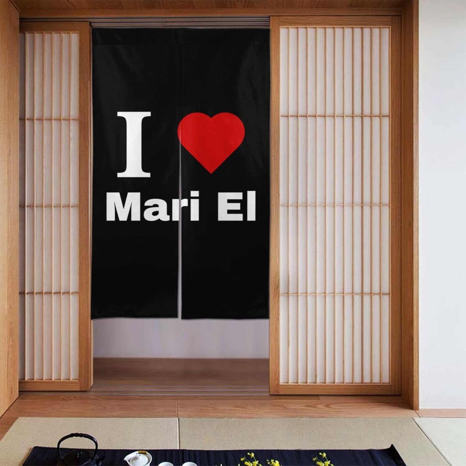 I Love Mari El Blackout Curtains 34x56in Door Panel Shading