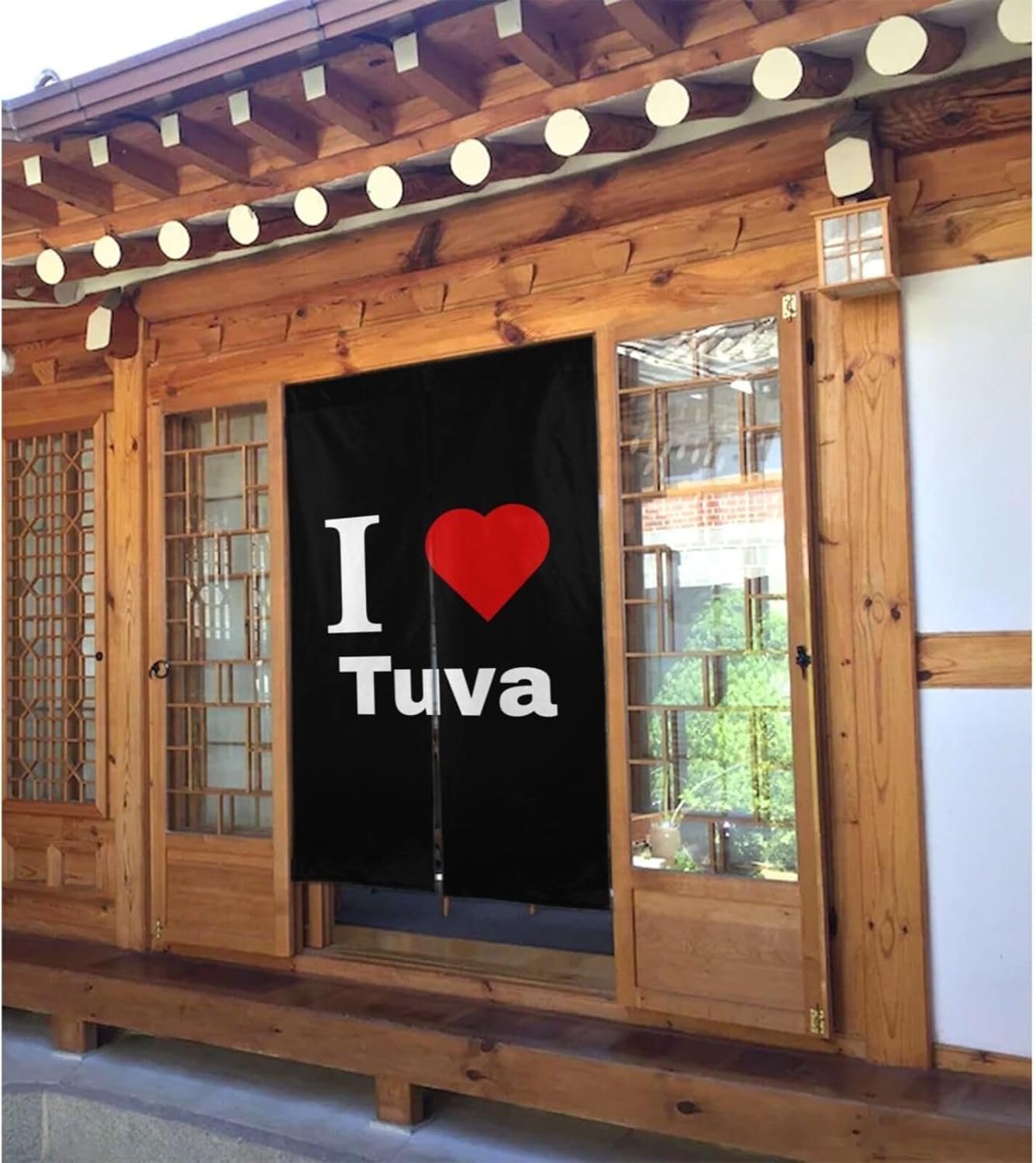 I Love Tuva Blackout Curtains for Doorways and Windows