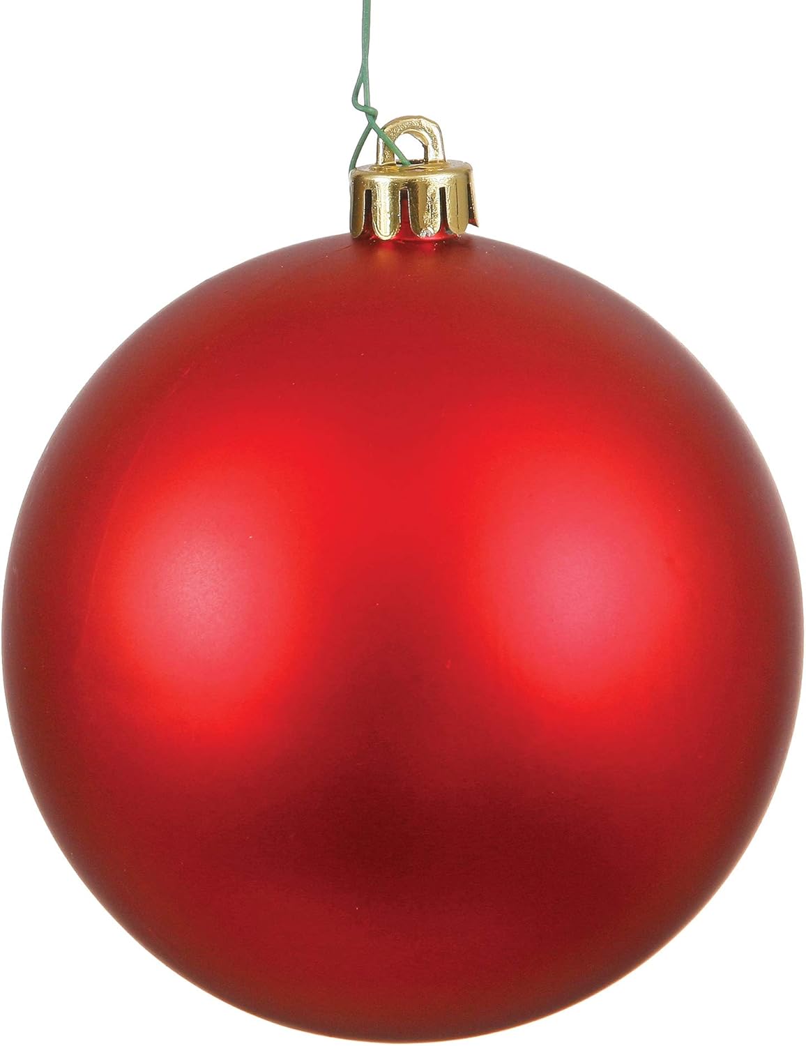 Vickerman 3 Inch Red Matte Ball Ornament 12 Pack