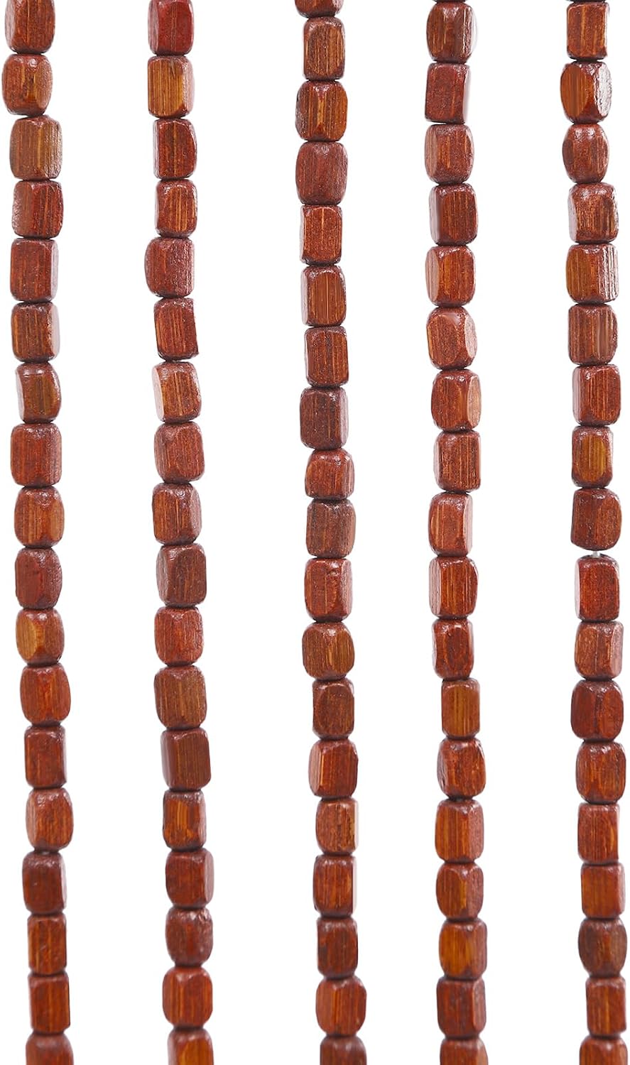 Oiveinya Bamboo Wood Beaded Curtain 52 Strings