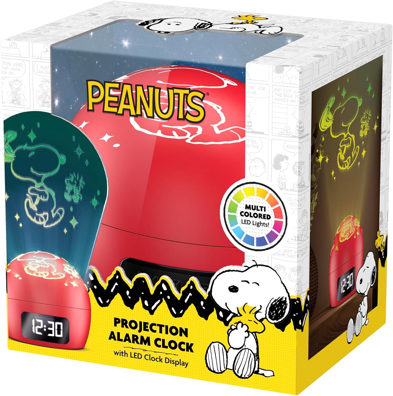Peanuts Ambient Light Clock with Multi-Alarm
