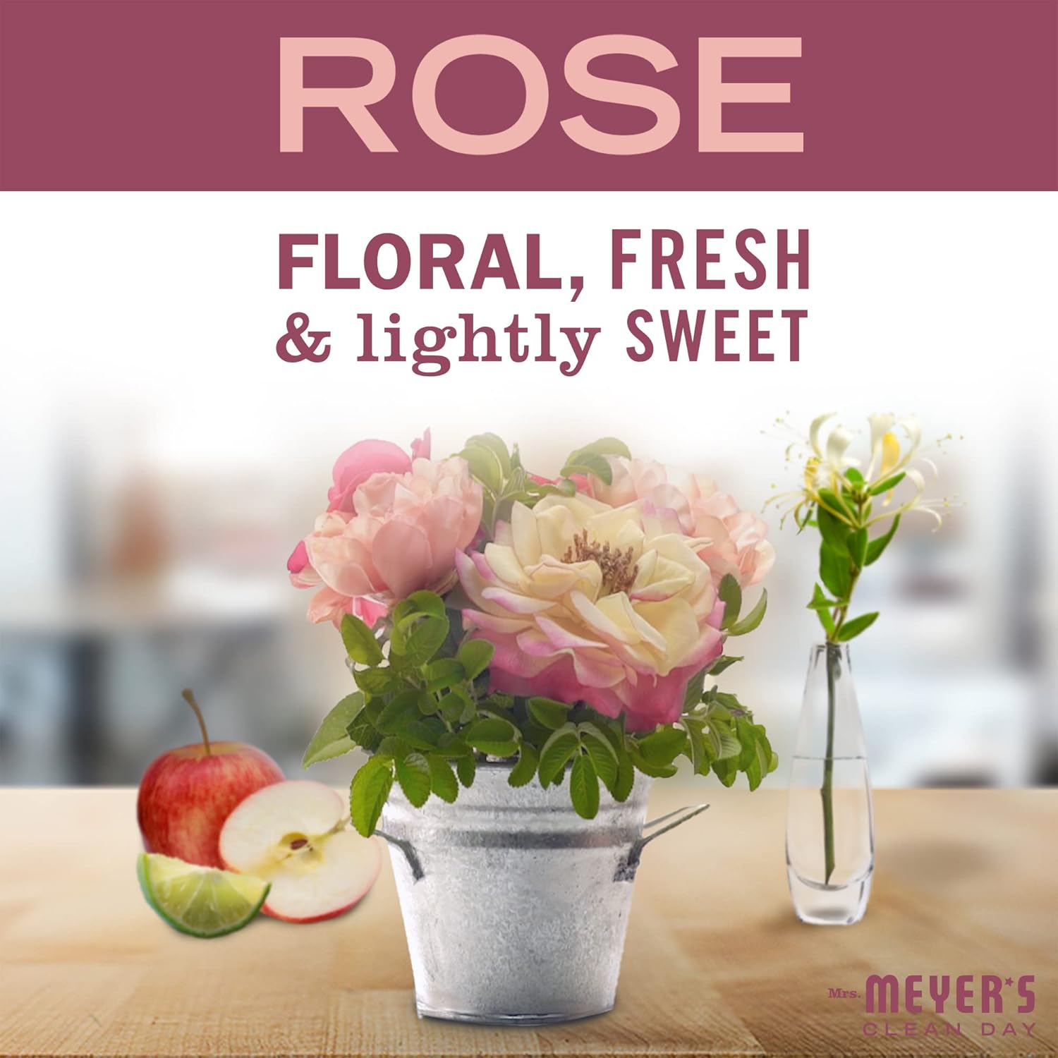 Mrs Meyers Clean Day Rose Room Spray - Pack of 3