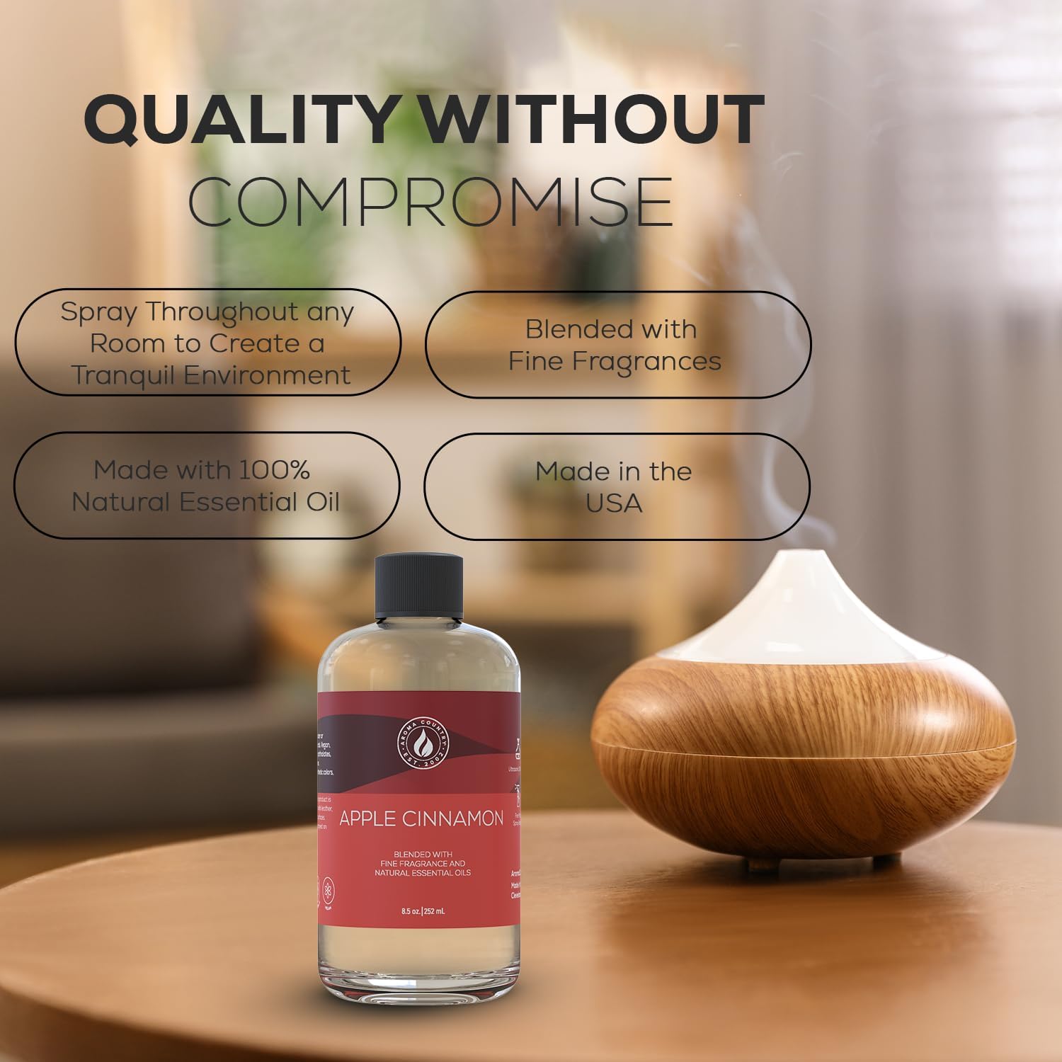 Aroma Country Apple Cinnamon Diffuser Oil 85 Fl Oz