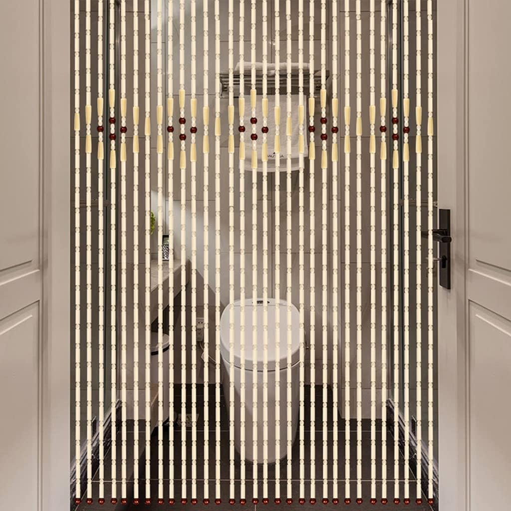31 Strands Bamboo Wood Beaded Curtain for Doorway