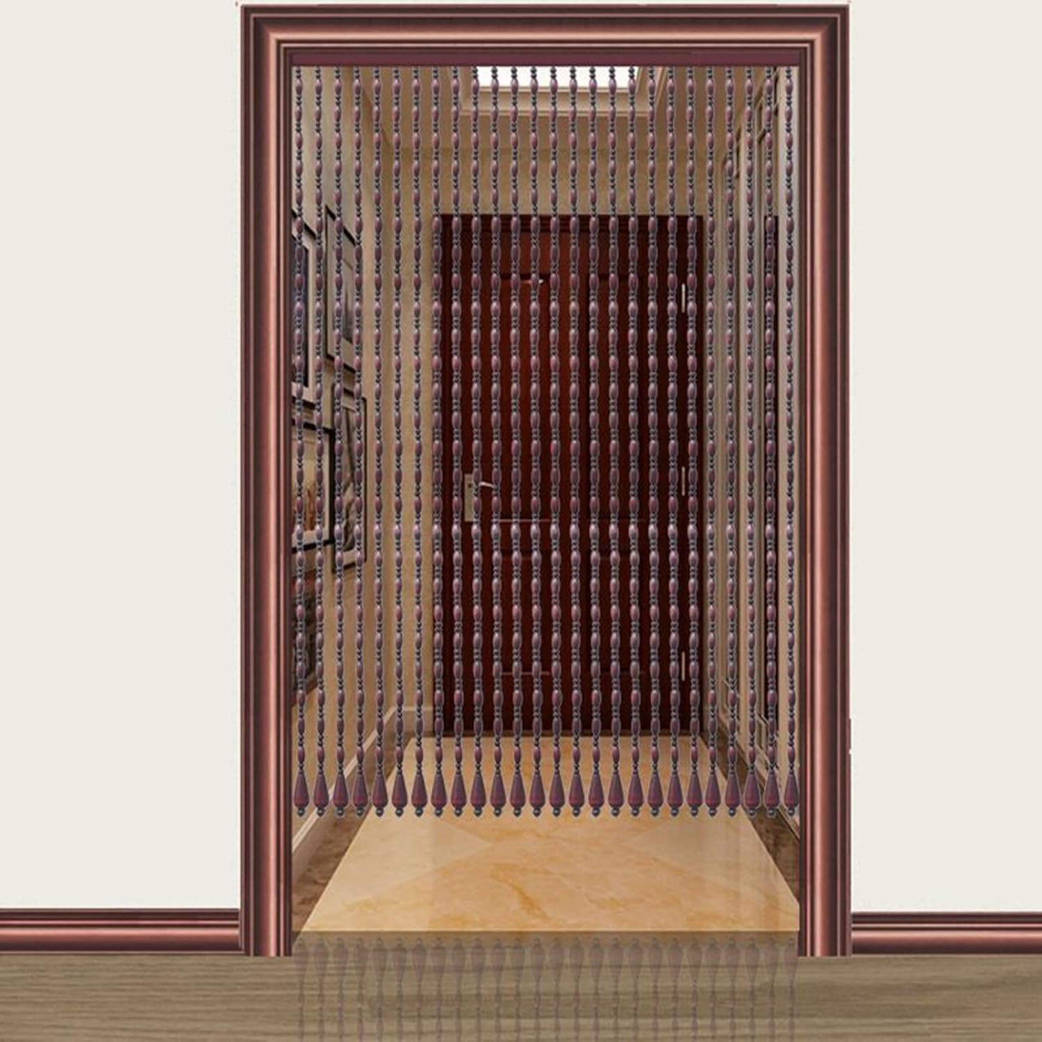 Wood Beaded Curtains for Bedroom Kitchen Room Divider