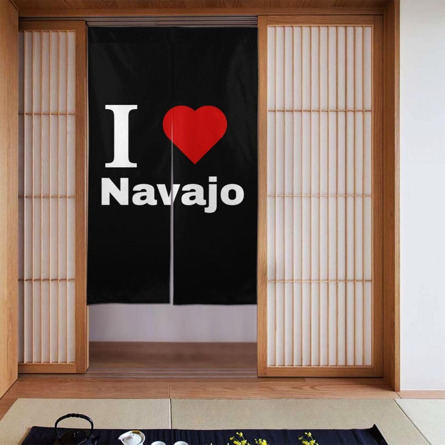 I Love Navajo Blackout Curtains for Doorways