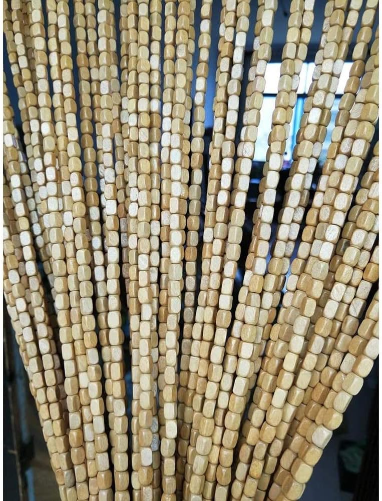 Natural Wood Beaded Curtain for Home Decoration