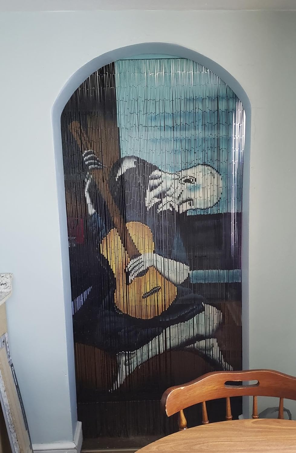 ABeadedCurtain 125 String Old Guitarist Beaded Curtain