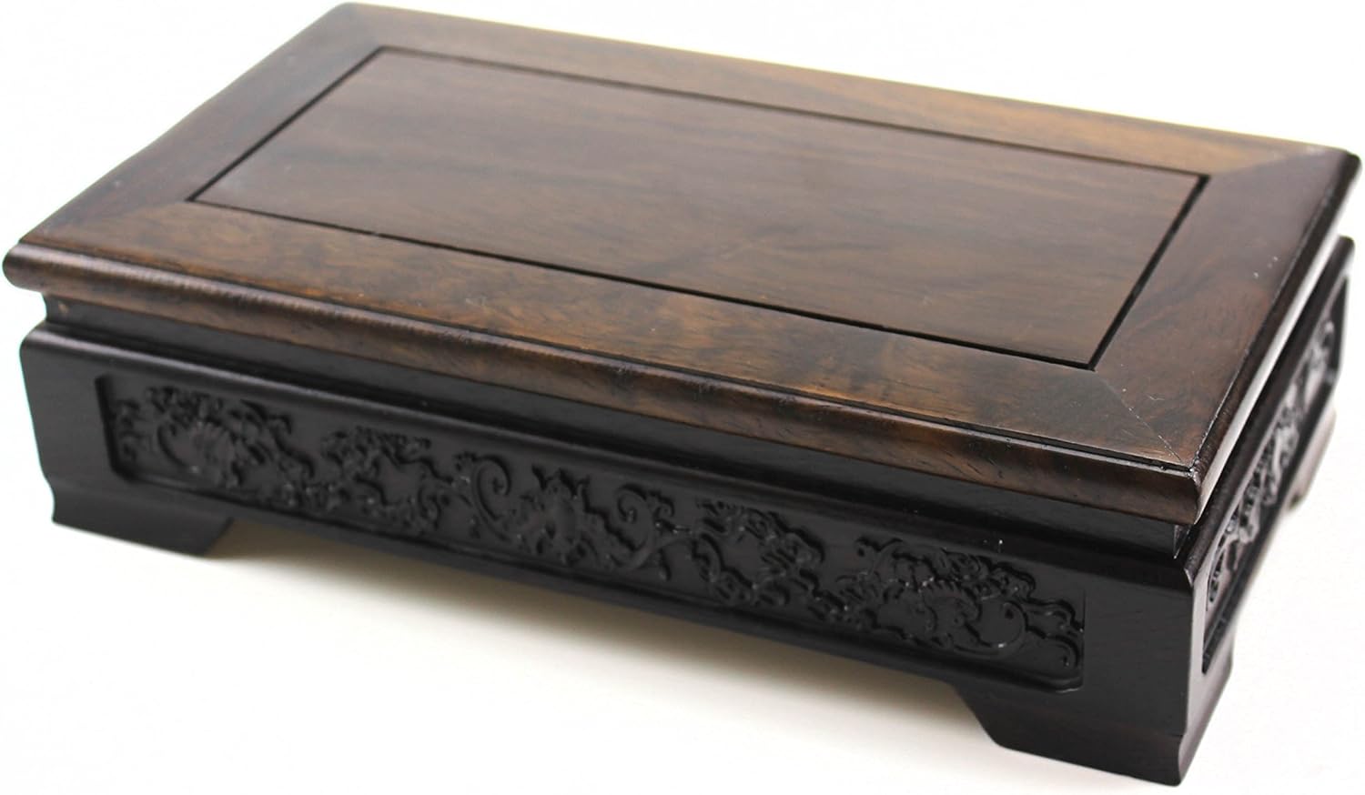 Oriental Furniture Chinese Rosewood Solid Mahagony Display Stand Pedestal