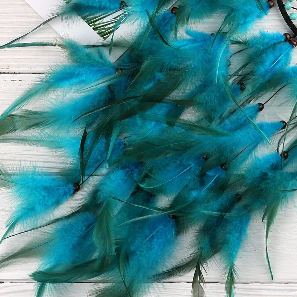 Cyan Blue Dream Catchers Wall Decor for Bedroom
