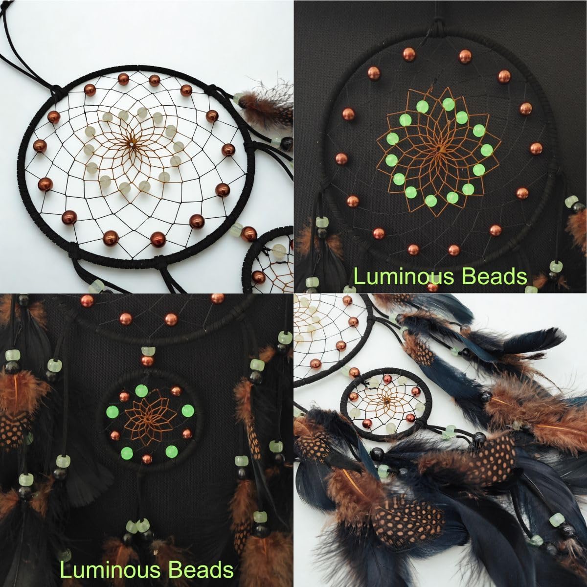 XEYOLHON Dream Catcher with Luminous Beads for Adults