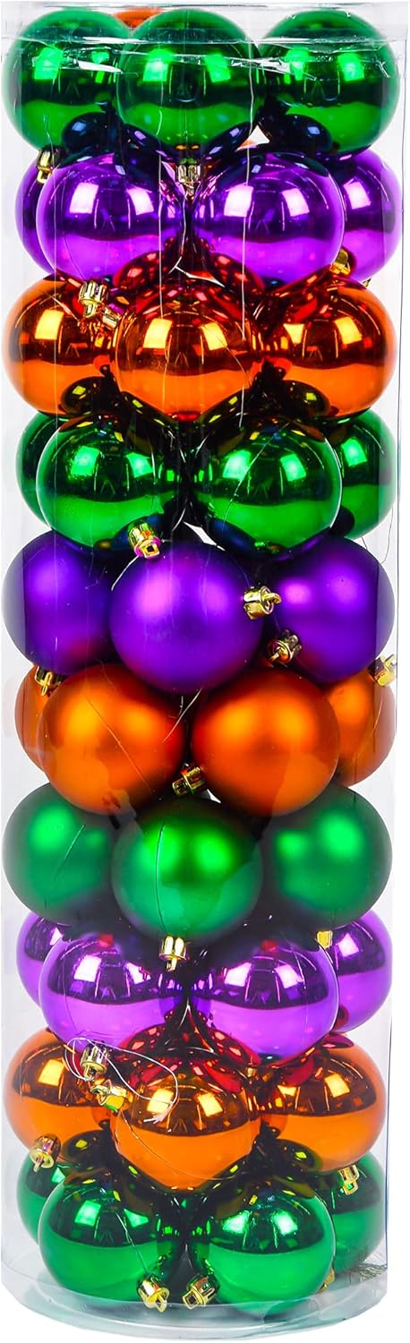 National Tree Company 50-Piece Halloween Ball Ornaments Set 1
