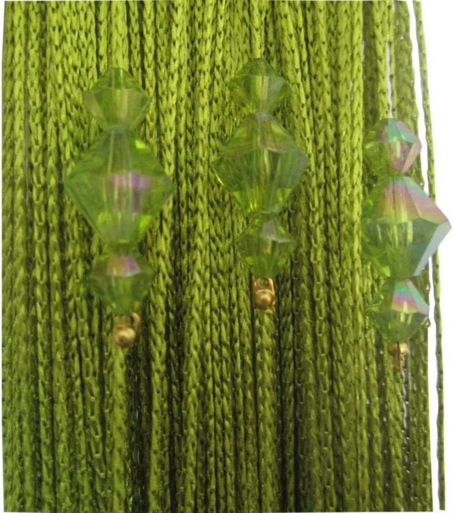 Tangpan 100cm x 195cm Sparkle Beaded Door String Curtain Panel