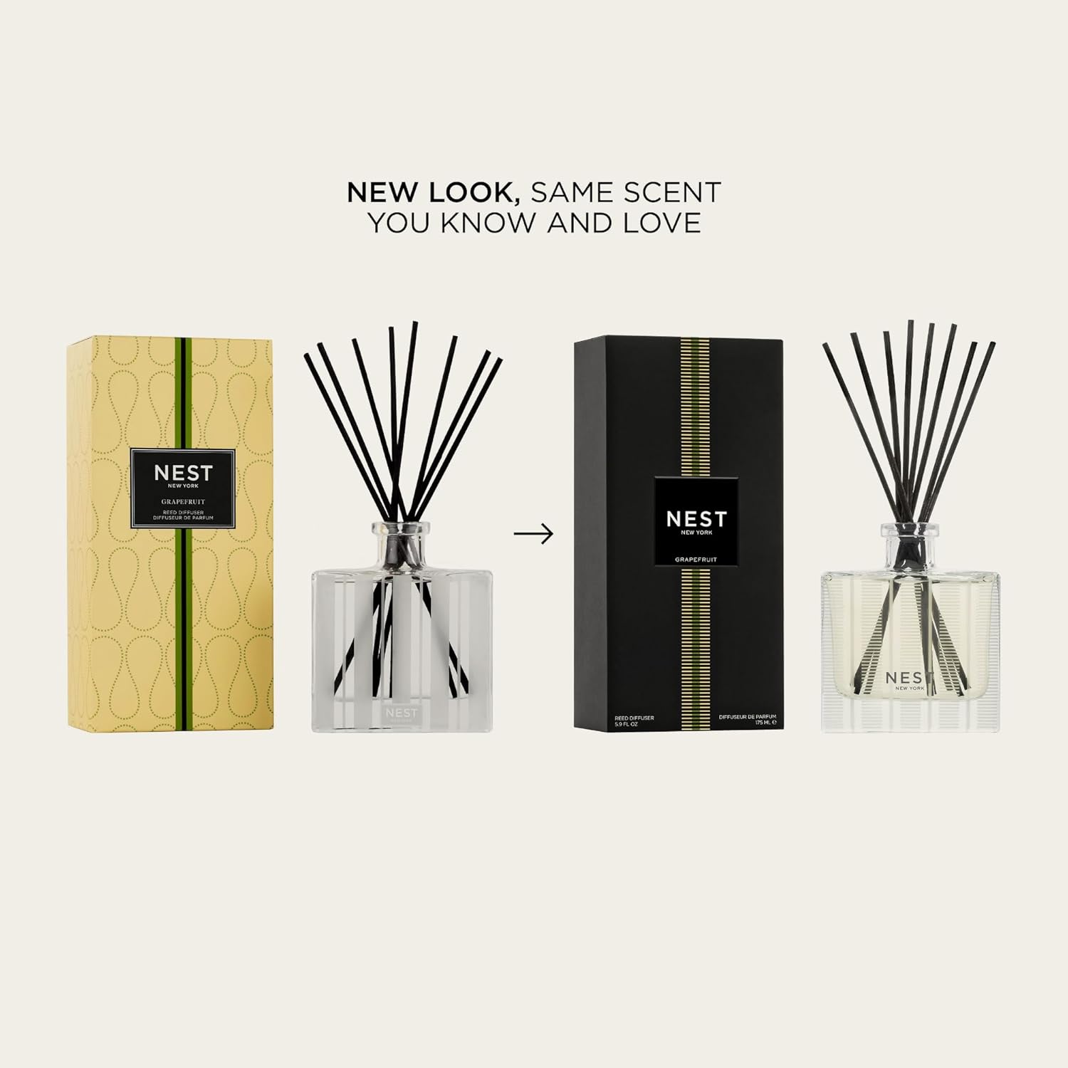 NEST New York Grapefruit Reed Diffuser - 59 Fl Oz - 90 Day Fragrance