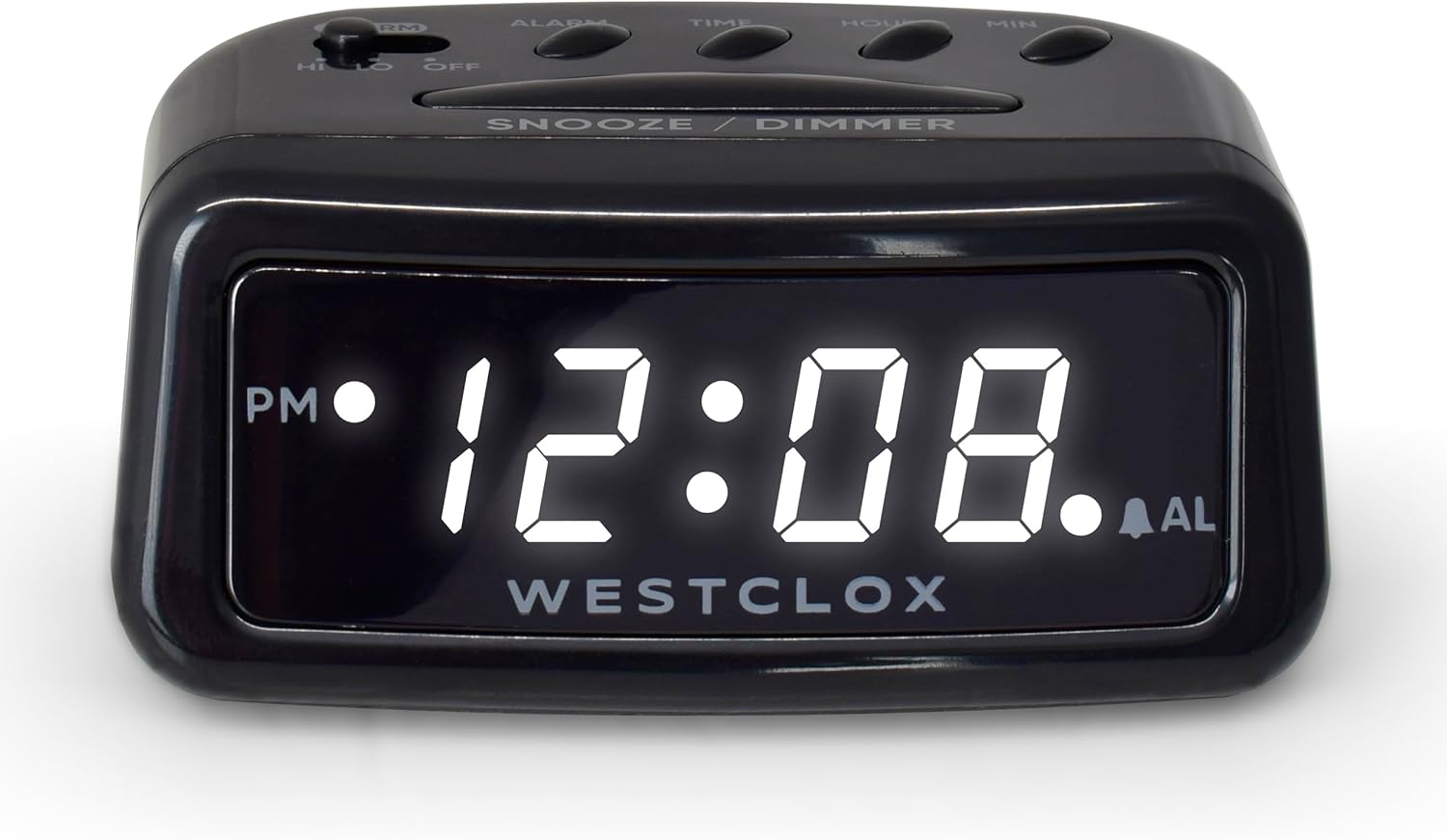 Westclox Digital LED Alarm Clock with Battery Backup