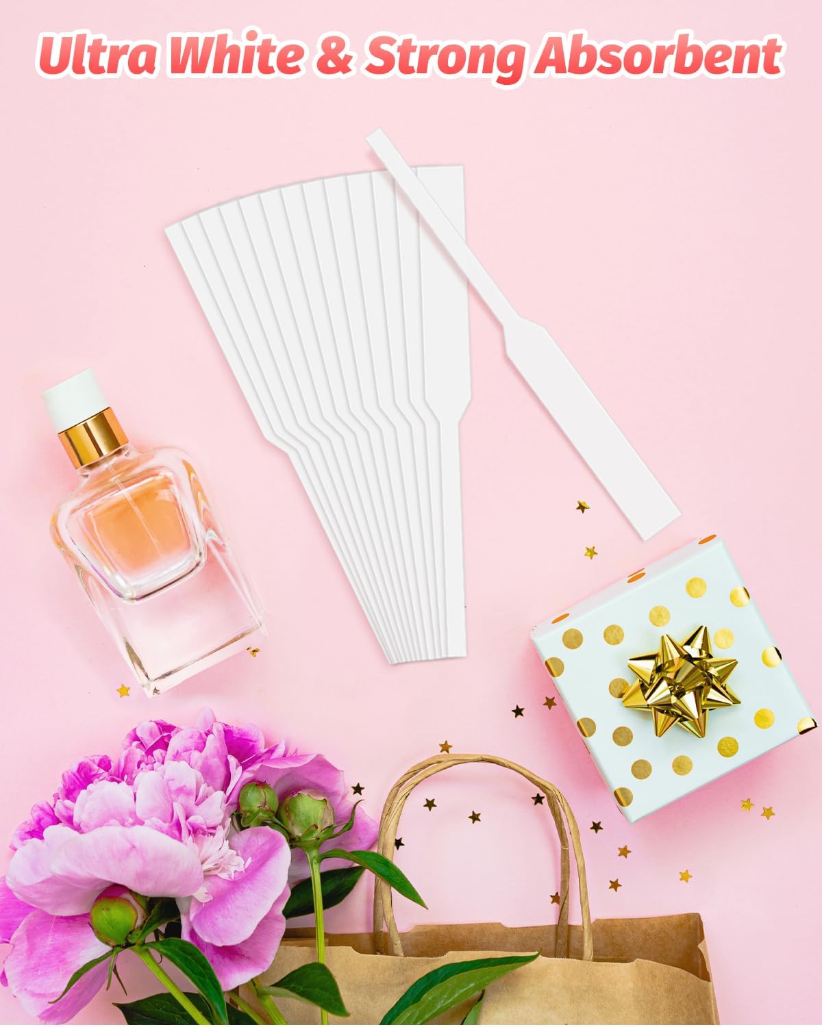500 Piece Perfume Test Strips Disposable Scent Strips for Fragrance Sampling