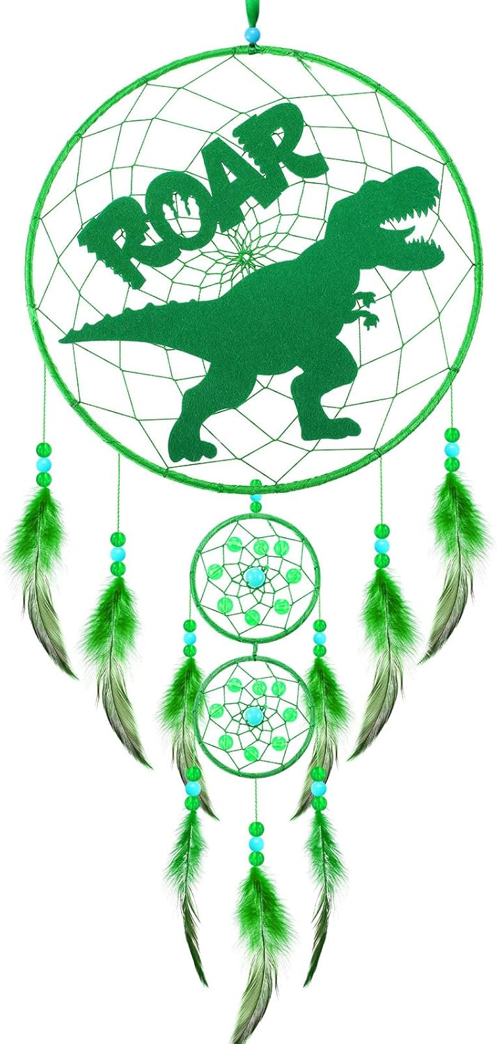 Dinosaur Dream Catcher Kit for Kids Room Decor