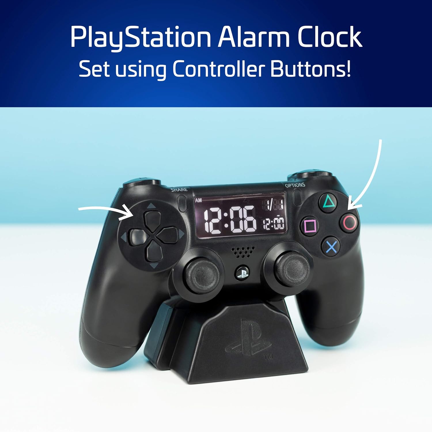 Paladone Playstation Controller Alarm Clock