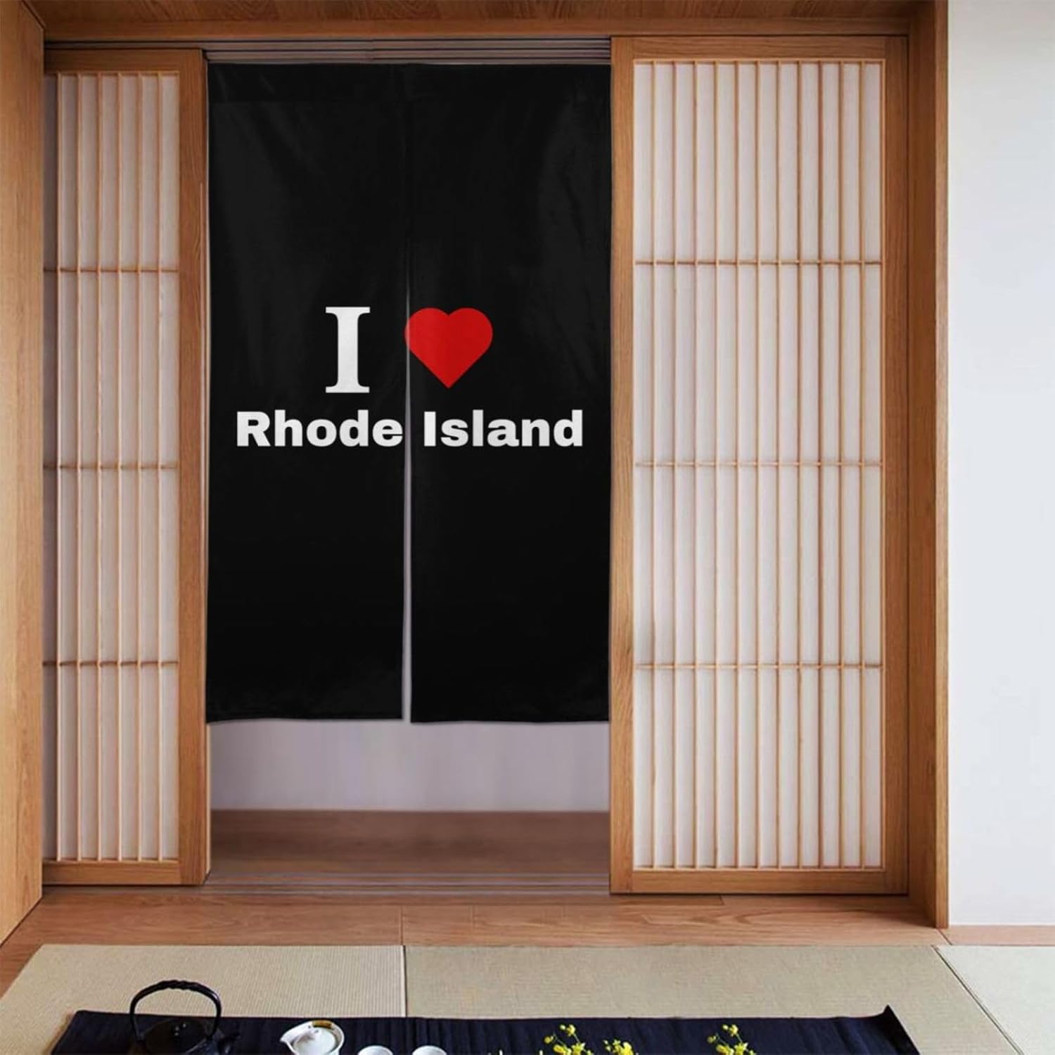 I Love Rhode Island Blackout Curtains for Doorways