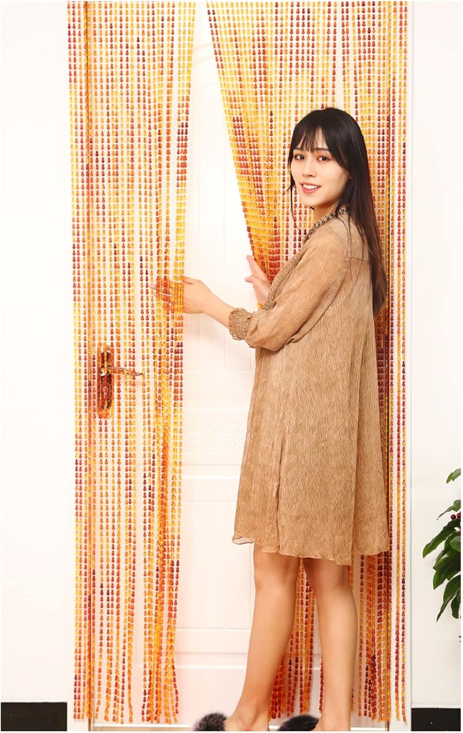 ZHANGQINGXIU Beaded Curtain for Doorway and Room Divider
