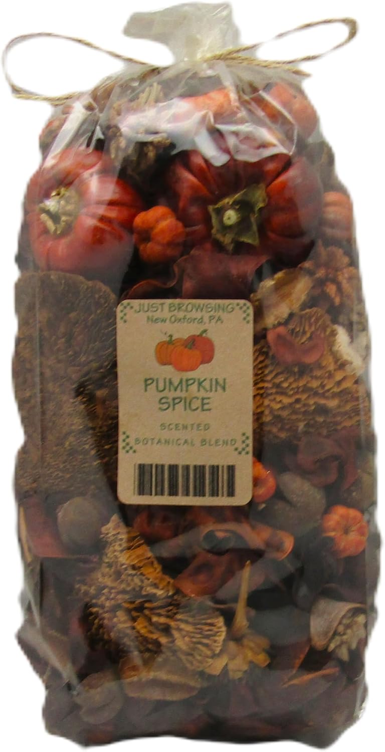 Just Browsing Pumpkin Spice Potpourri 8-Cup Bag Cozy Fall Aroma