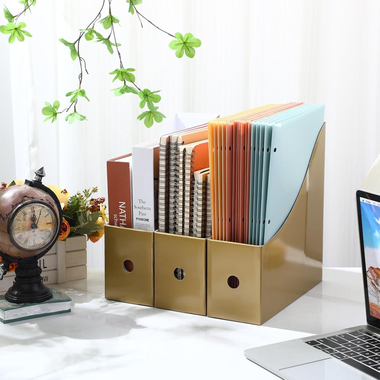 Pasimy 8 Pack Foldable Magazine Holders