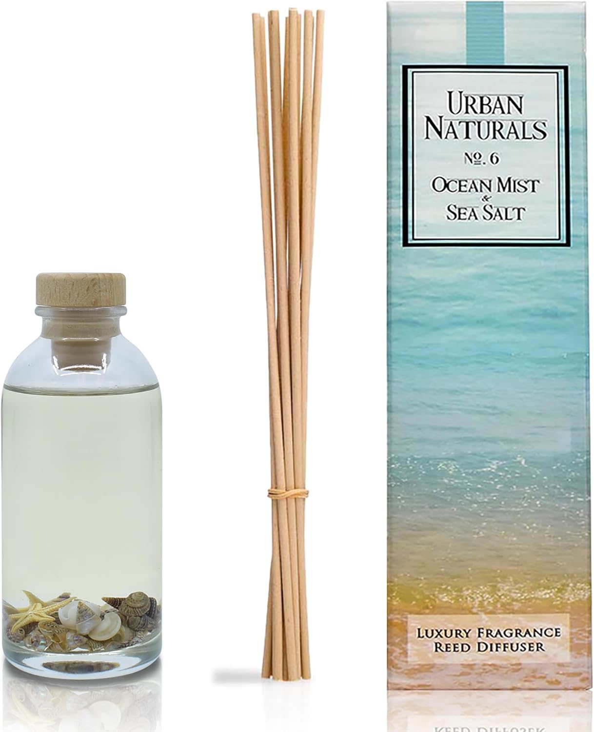 Urban Naturals Ocean Mist Sea Salt Reed Diffuser Set